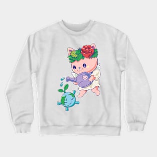 Kawaii Save Earth Crewneck Sweatshirt